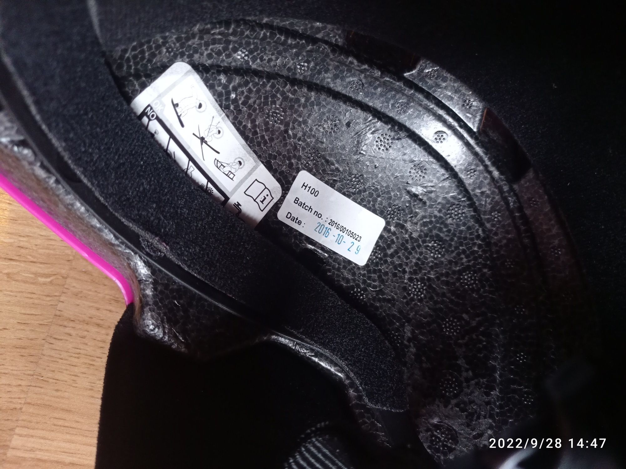 Kask narty/ snowboard WED'ZE H 100 (dziecko 7-8 lat)