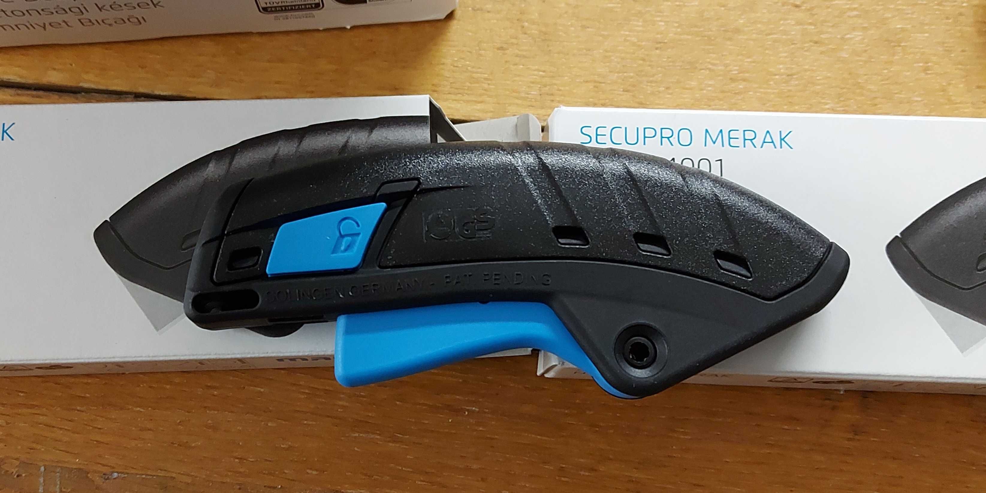 Nóż bezpieczny automatyczny  SECUPRO MERAK MARTOR  124001