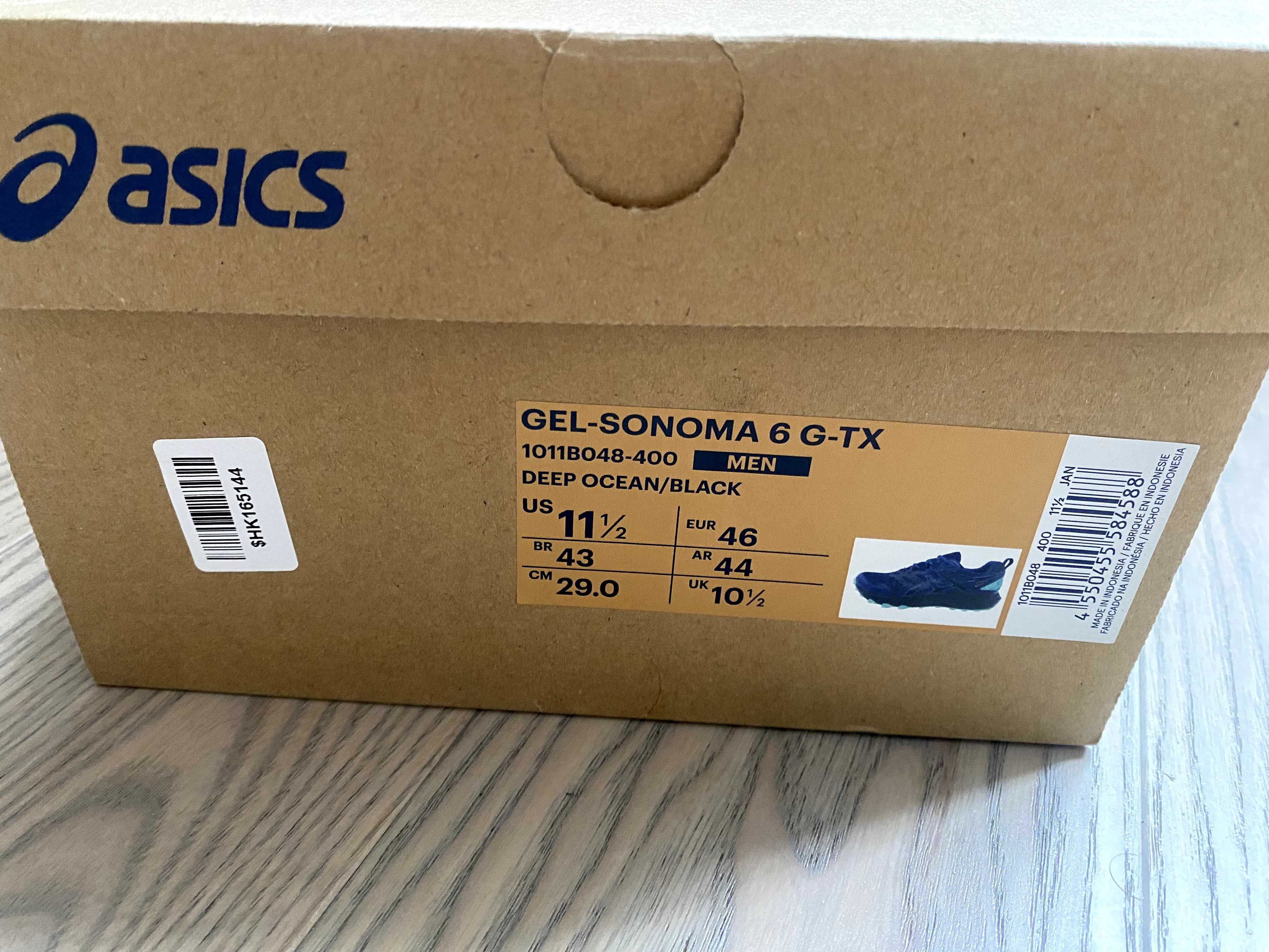 Кросівки Asics Gel-Sonoma 6 G-TX  Gore-Tex 46(29см)