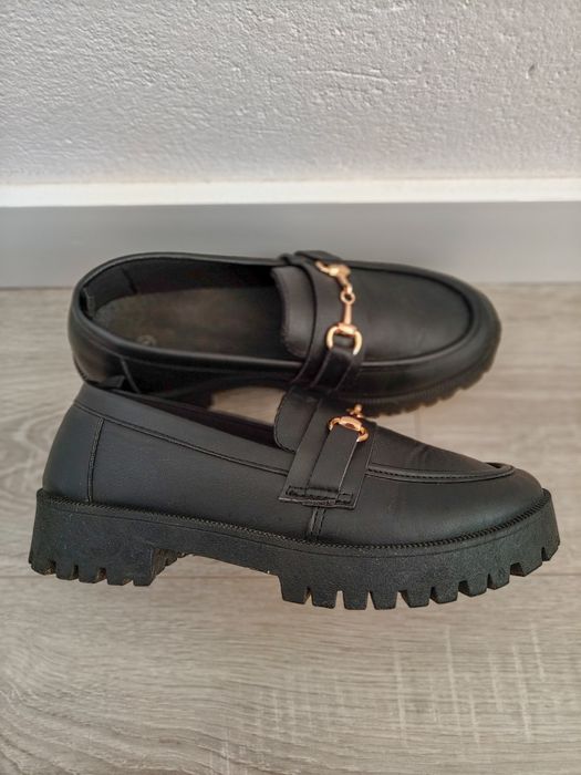 Mokasyny loafersy dziewczęce Pepco