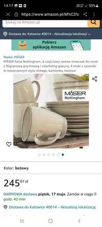 Zestaw porcelany na 4 osoby Masser