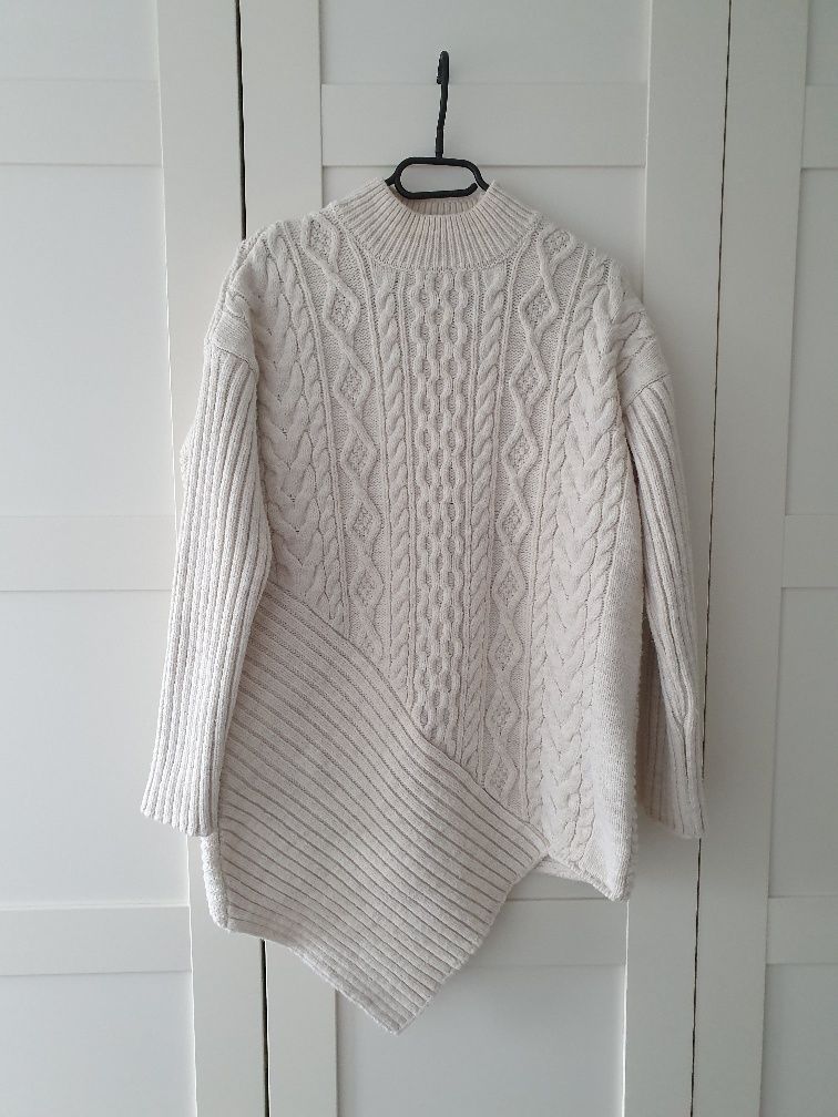 Sweter damski asymetryczny rozm S River Island