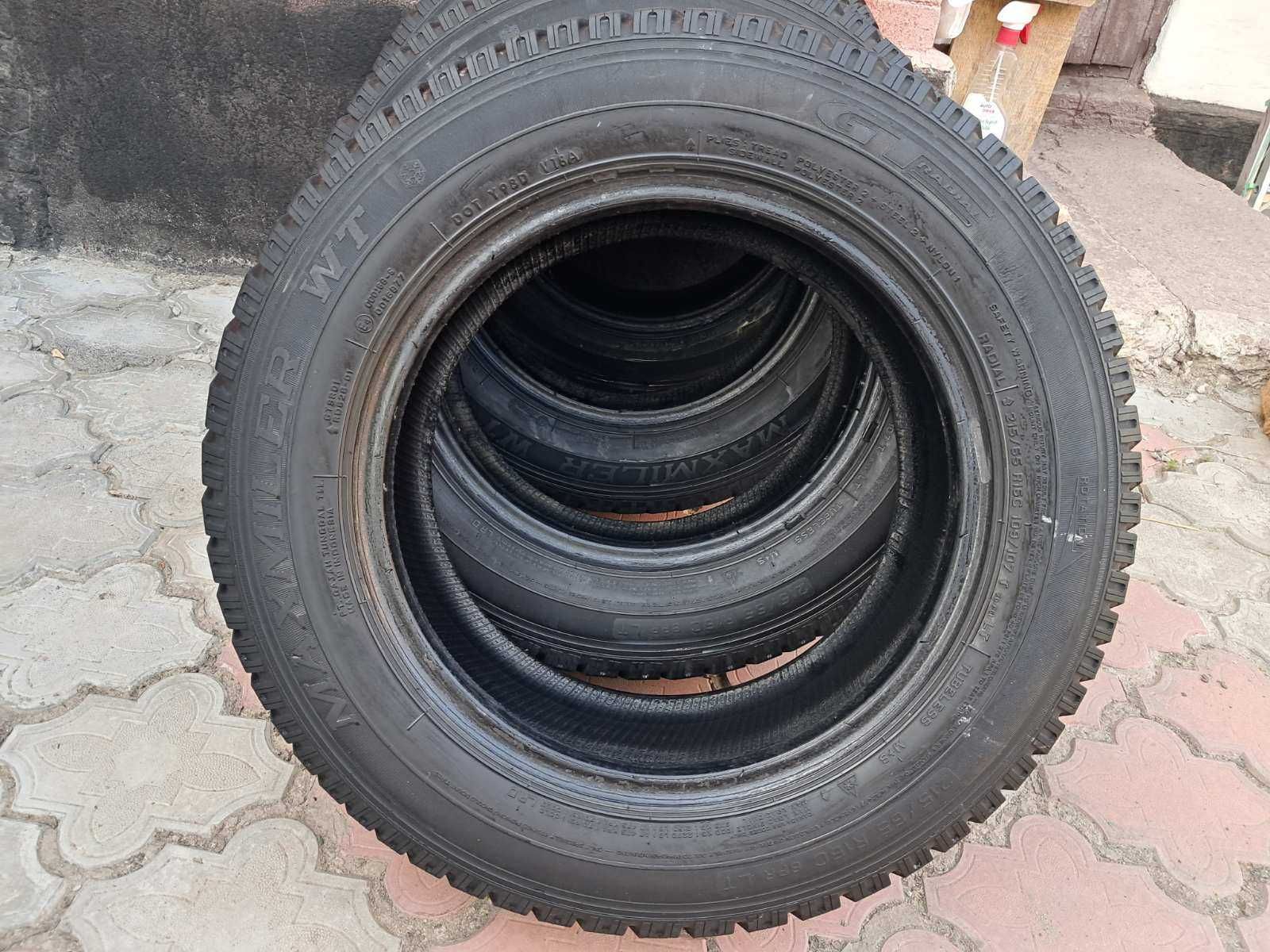 215/65R16C MAXMILER WT GTradial made in Indonesia 4шт Зима майже нові