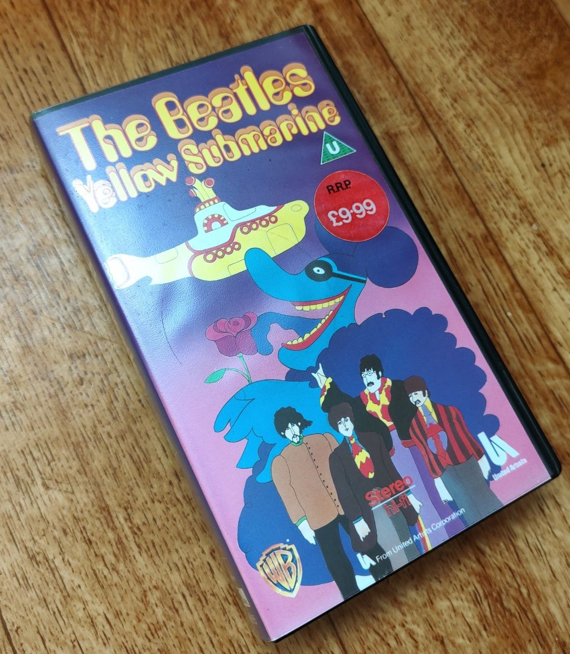 Відео-касета рідкісна VHS The Beatls Yellow Submarine. 1988 WB