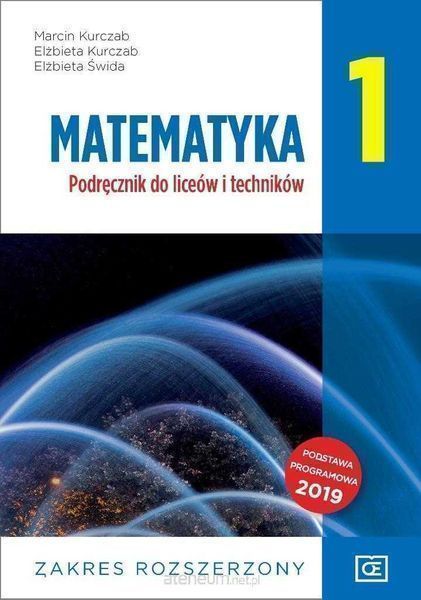 Matematyka 1 Podręcznik Zakres Rozszerzony PAZDRO