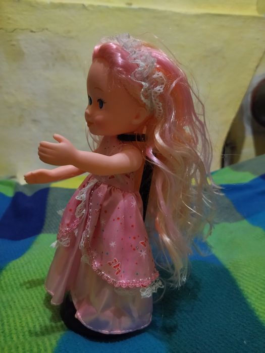 Кукла детская / Лялька дитяча. Блондинка і шатенка. 37 см. Електронна.