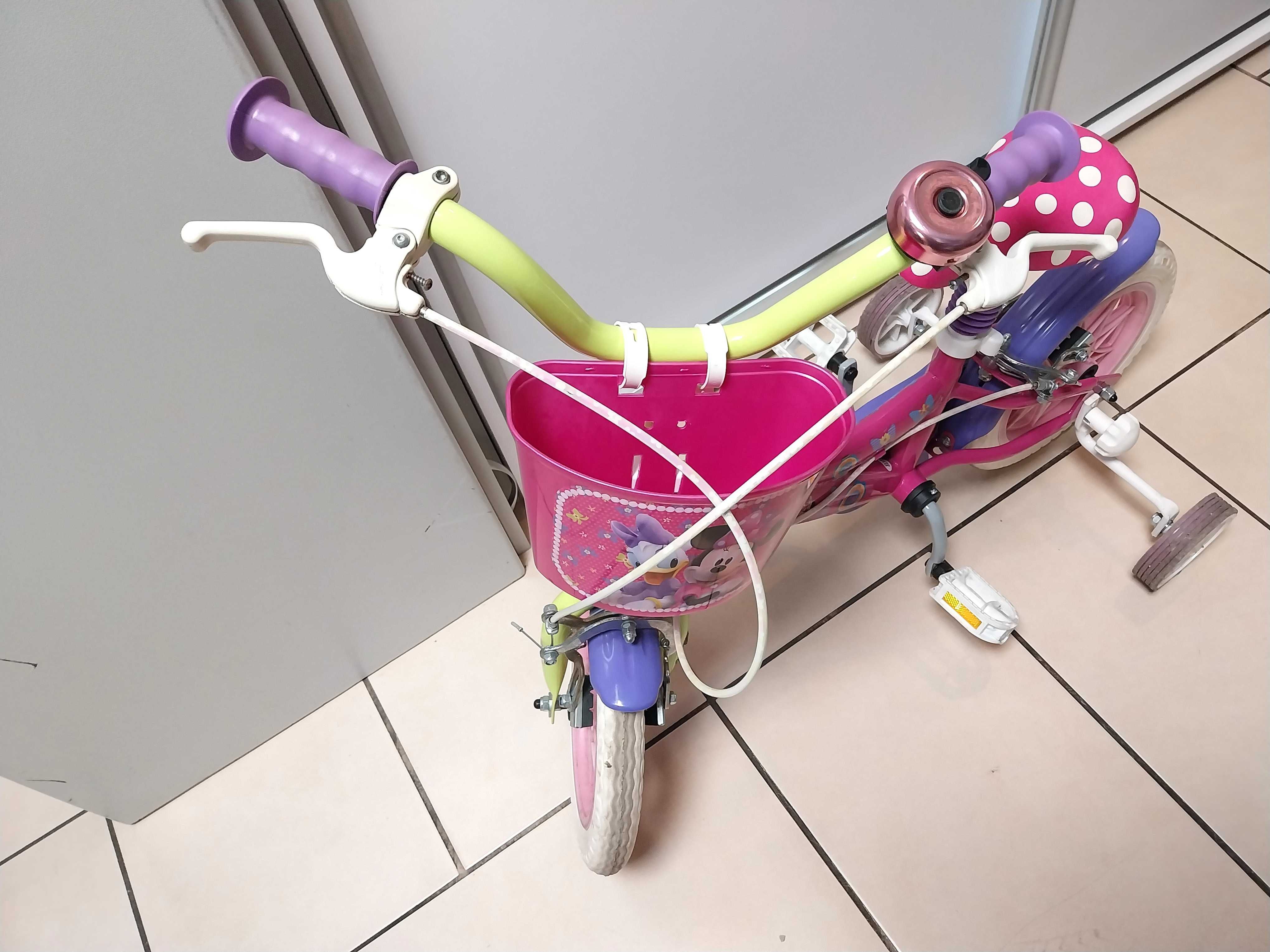 Rower dla dziewczynki 12' Myszka Minnie
