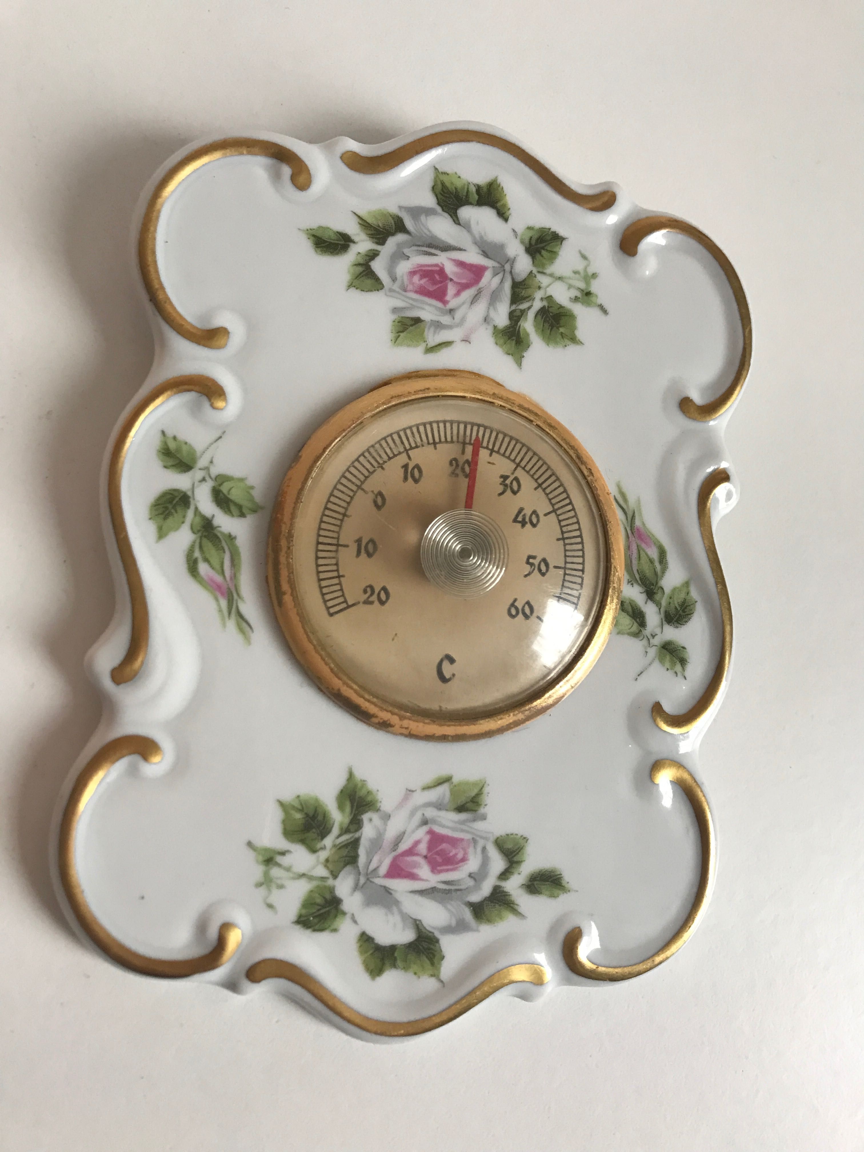Termometr porcelaine Bruxelles. Antyk