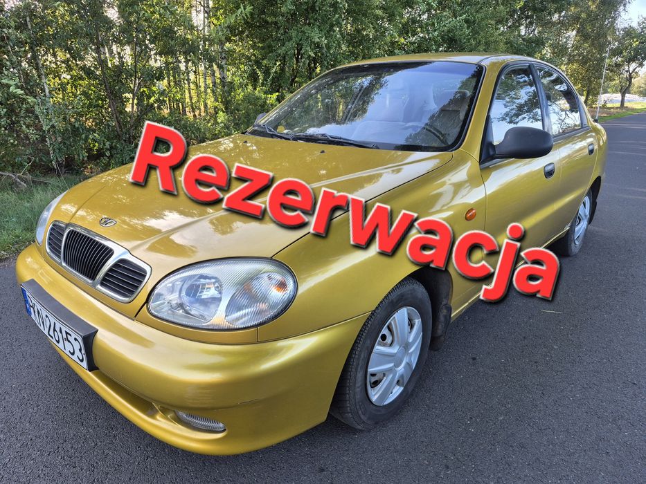 Daewoo Lanos 1.3 benzyna gaz sedan hak