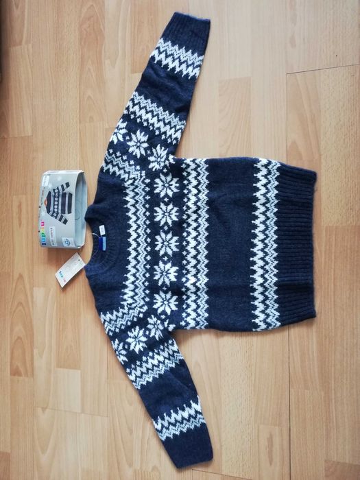 Sweterek dziecięcy zimowy Lupilu 110/116.Wysyłka 1 zł