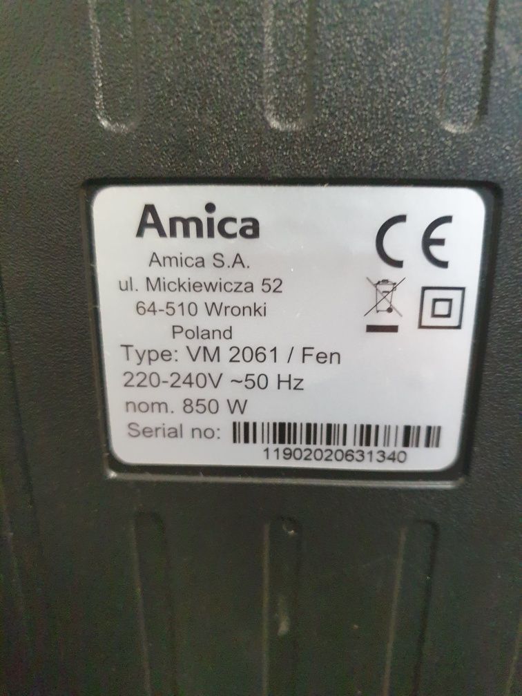 Odkurzacz Amica Fen 900watt mocny!