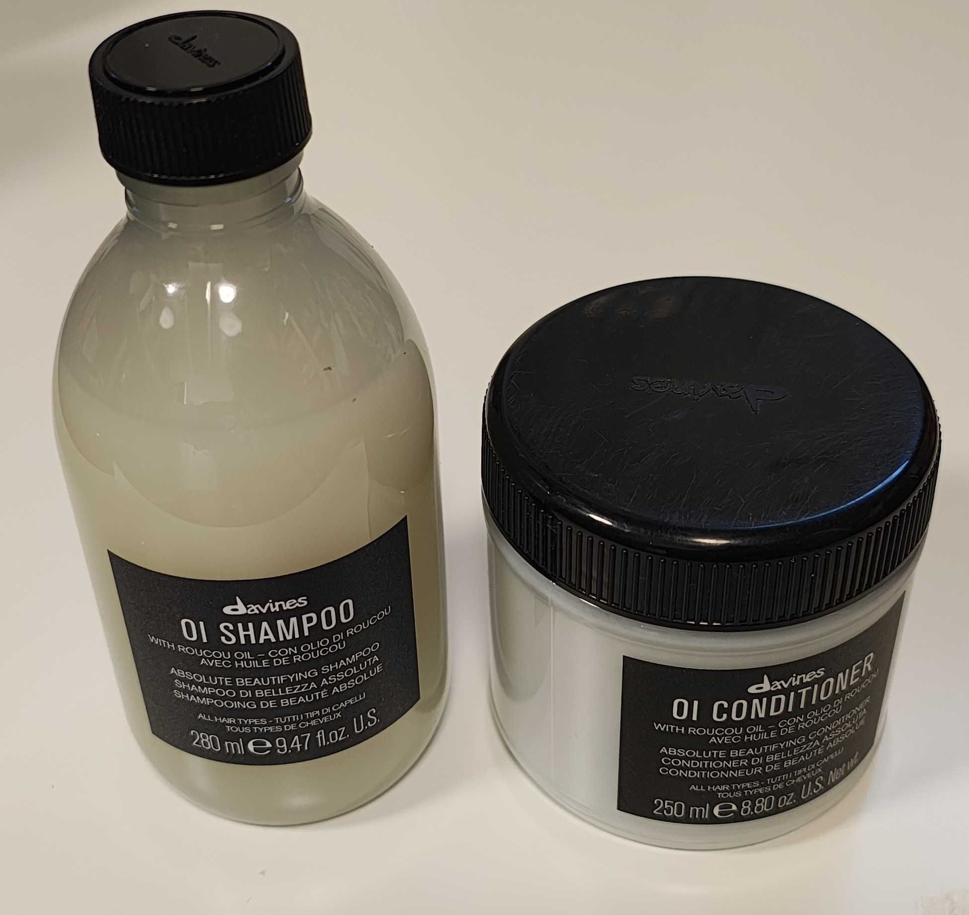 Davines szampon 280ml + odżywka 250 ml z olejkiem Roucou