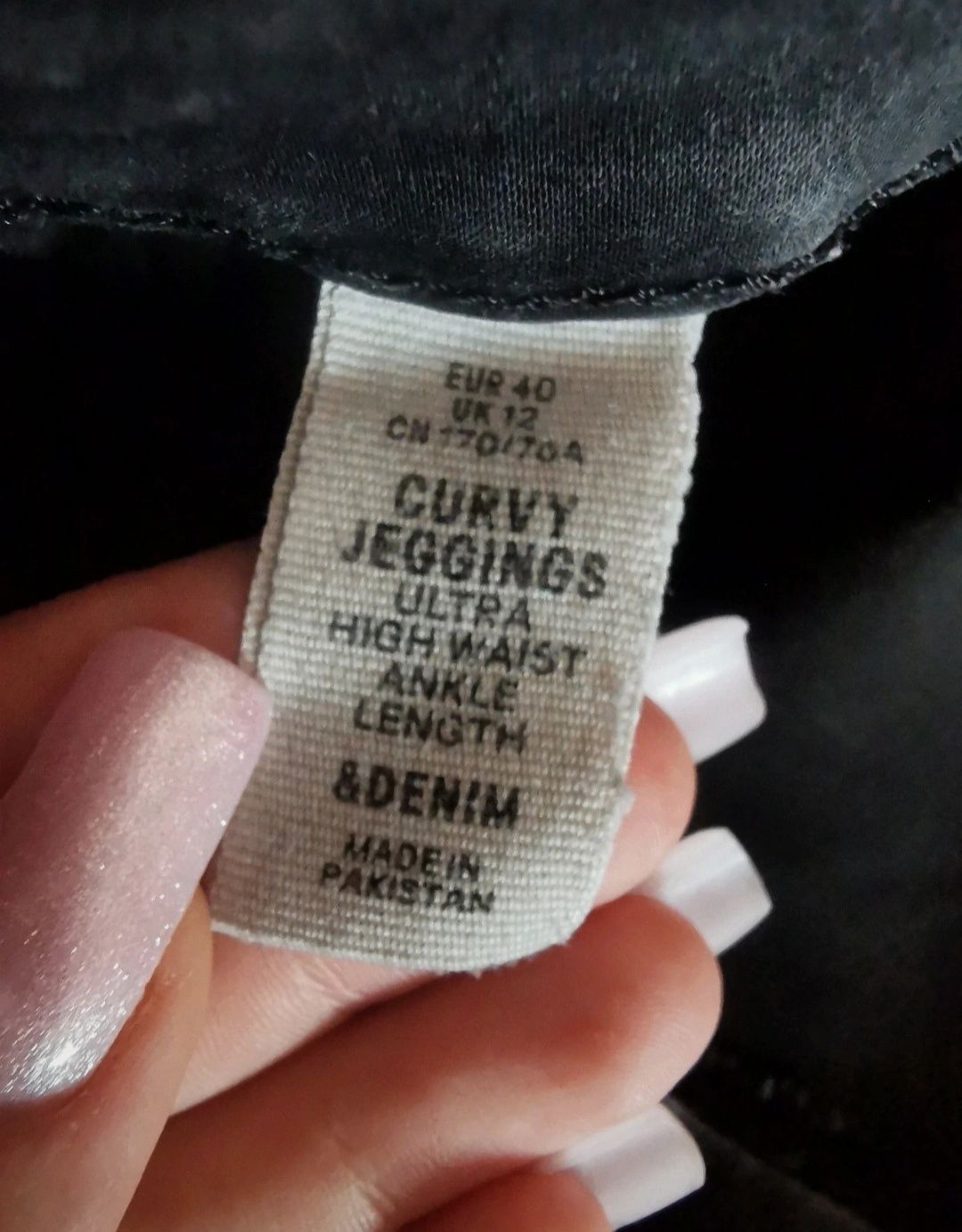 Jeansy czarne hm
