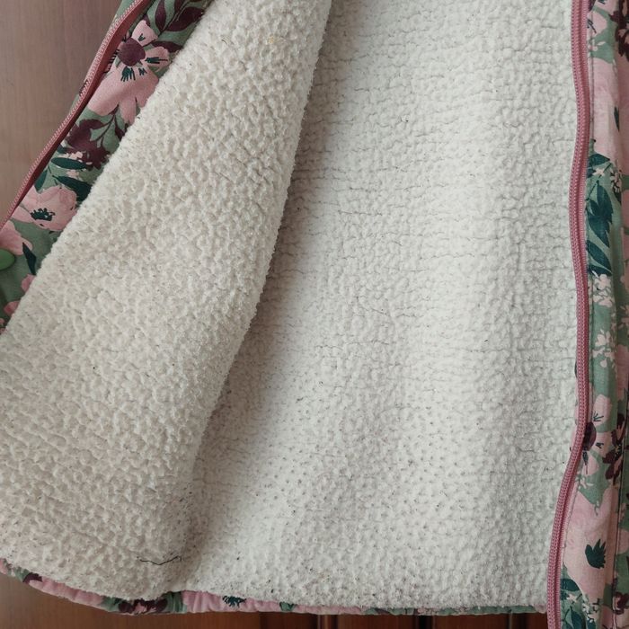 Kurtka zimowa ocieplana dla dziewczynki, rozm. 98