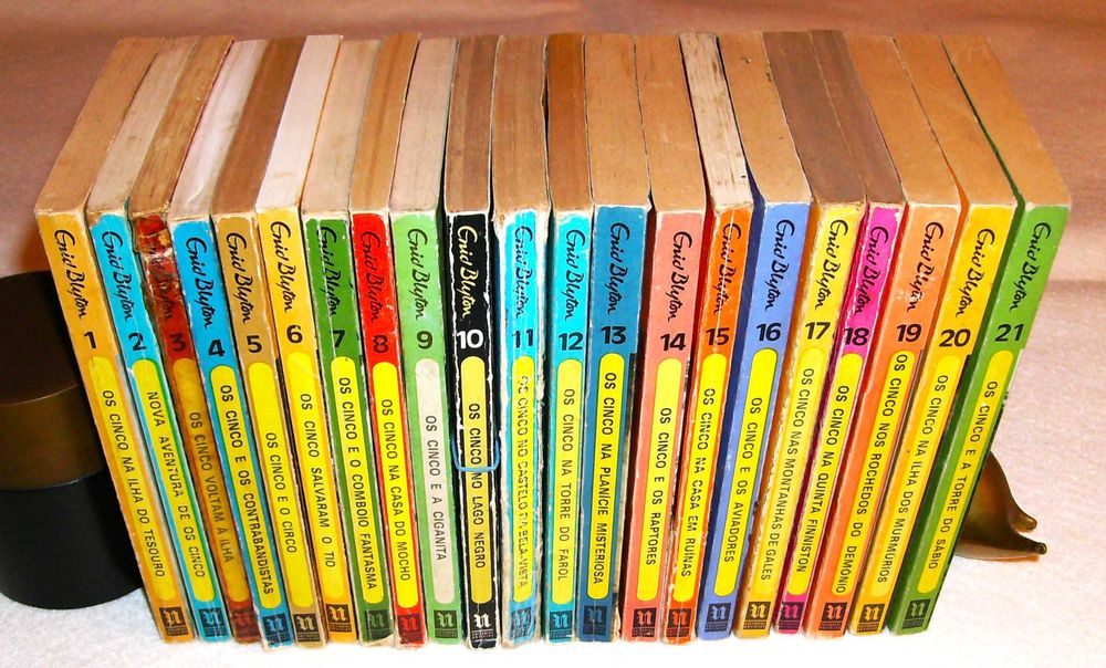 Os Cinco de Enid Blyton  -  Coleção completa de 21 livros