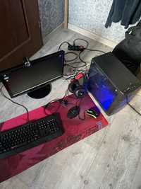 Komputer stacjonarny z ledami plus dodatki gamingowy fortnite cs2