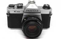 Pentax k1000 com objetiva 50mm 1.7