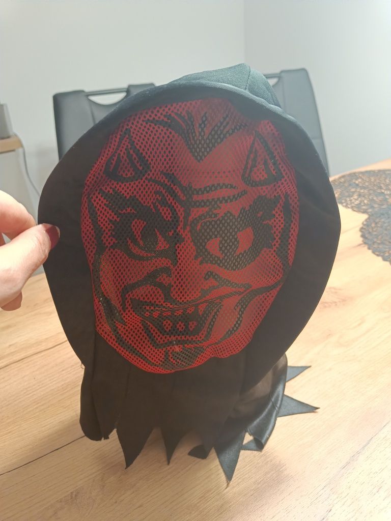 Maska materiałowa, halloween, karnawał, przebranie