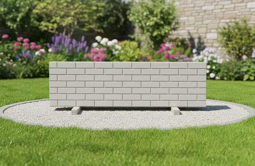 Евро забор, столбы, плитка