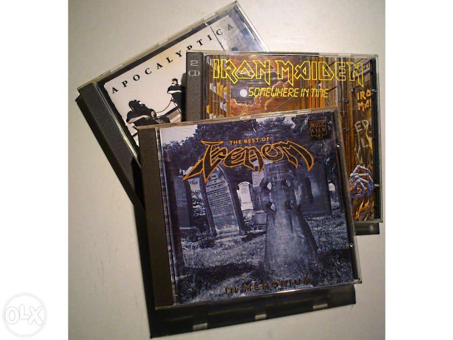 12 CDs originais de Metal