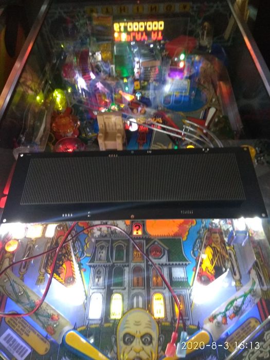 Flipper pinball ecran cores