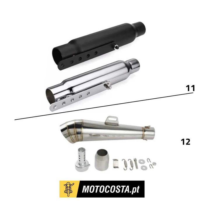 Escapes Moto - Silenciadores, Ponteiras e Acessórios - MOTOCOSTA