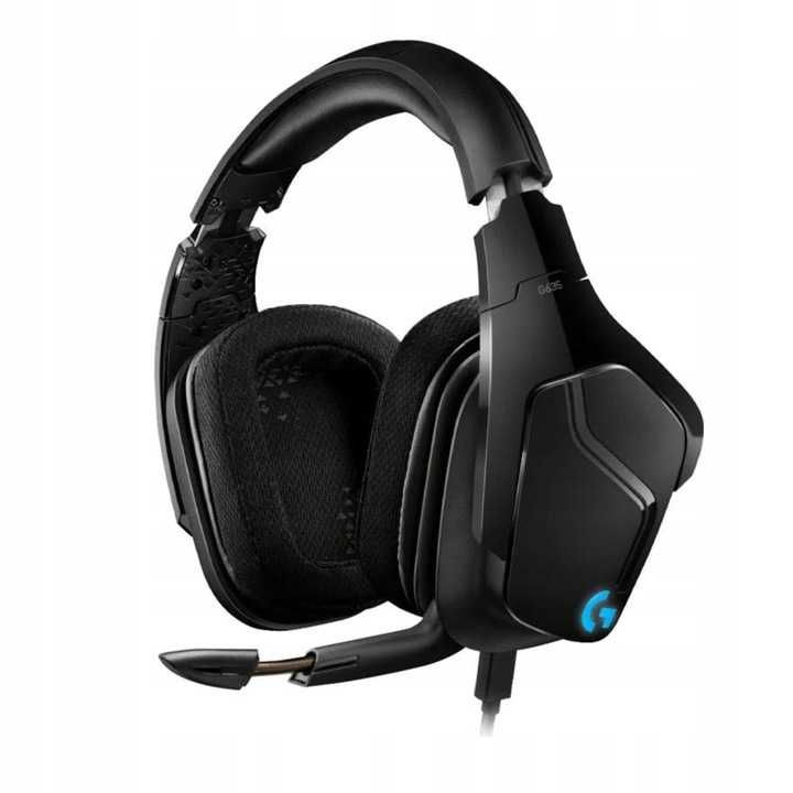 Słuchawki Gamingowe Przewodowe Z Mikrofonem LED LOGITECH