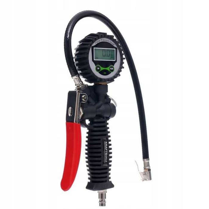 Pistolet do pompowania z manometrem LCD 0-12 Bar