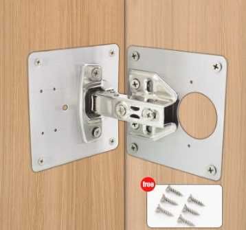 Kit de reparação de portas com dobradiças de copo