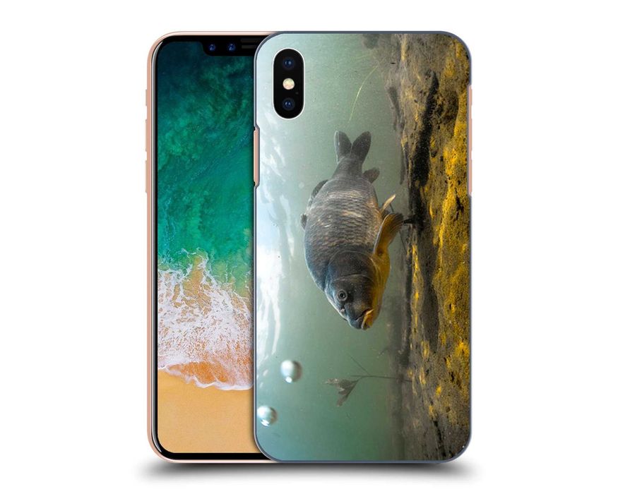 Etui karp z karpiem wędkarskie iPhone Samsung Huawei OPPO VIVO Realme
