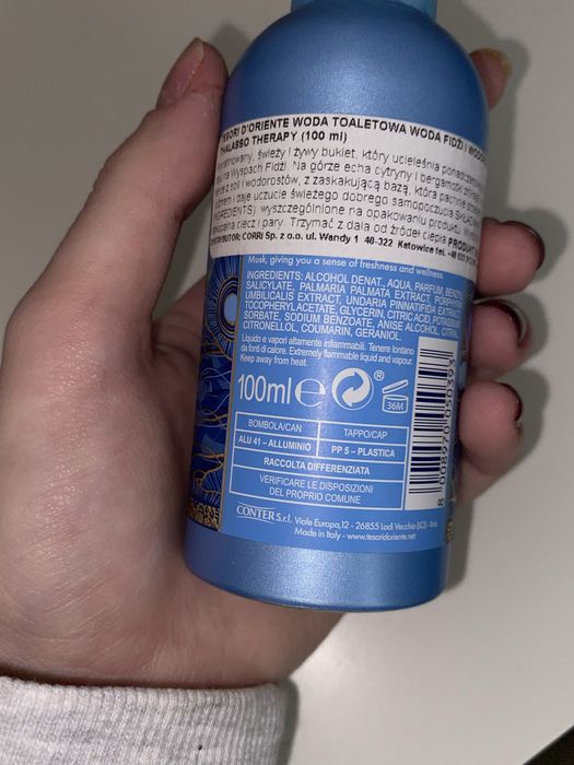 Tesori d’oriente thalasso therapy perfumy