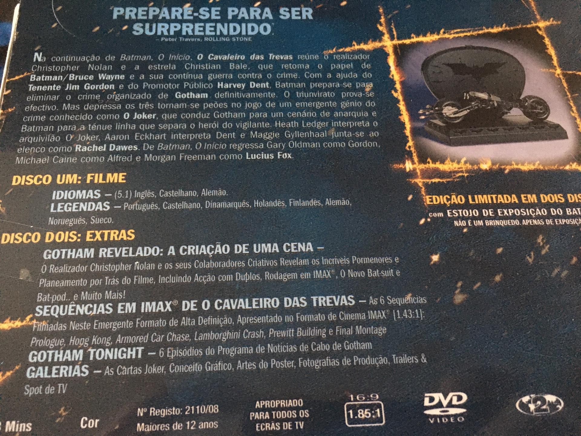 Trilogia Dark Knight (Edições de coleccionador)