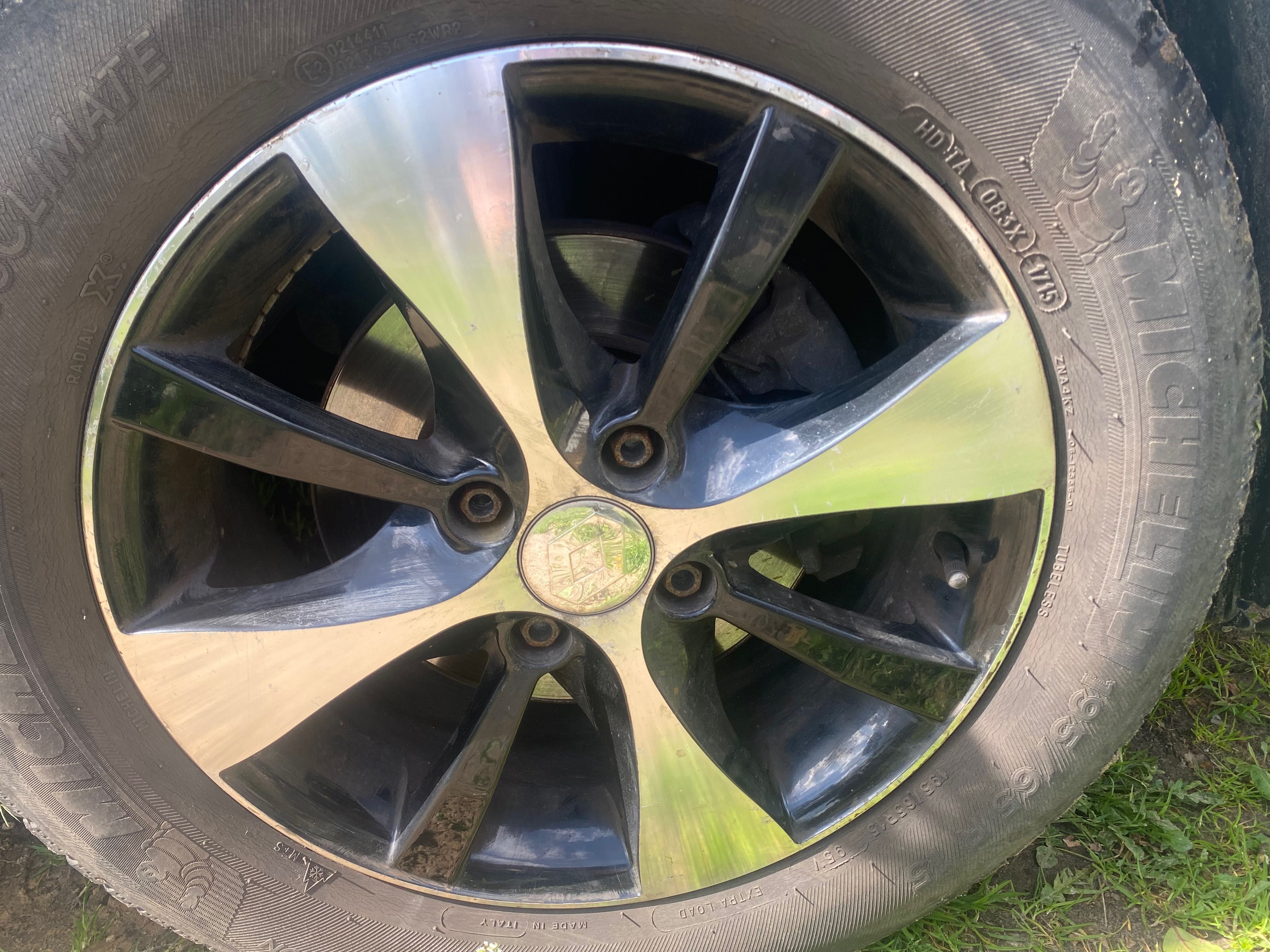 Felgi 15 4x100 oryginalne Renault clio IV captur plus opony zima lato