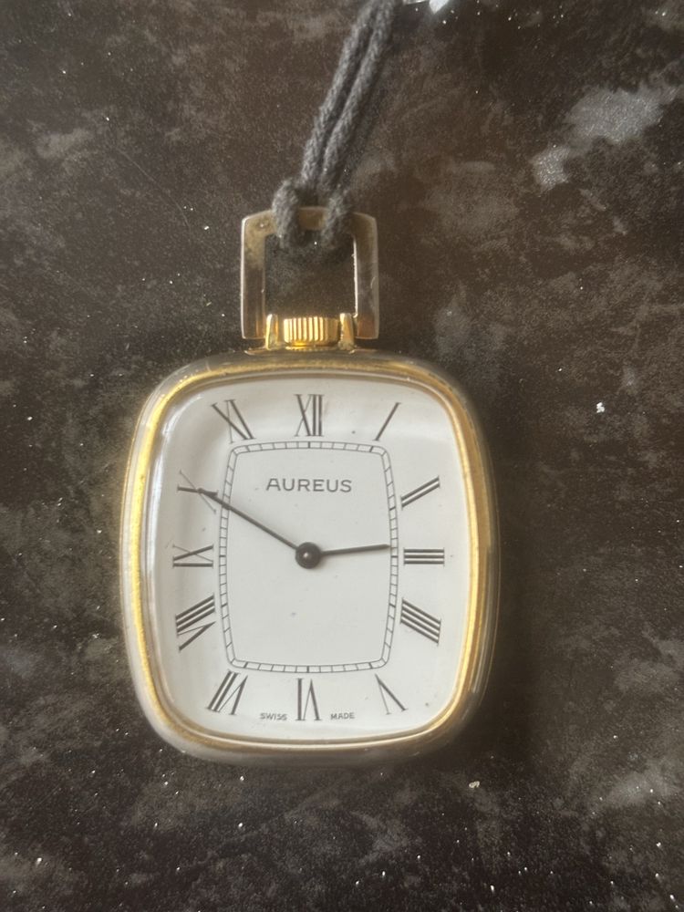 Relogio Aureus vintage antigo corda