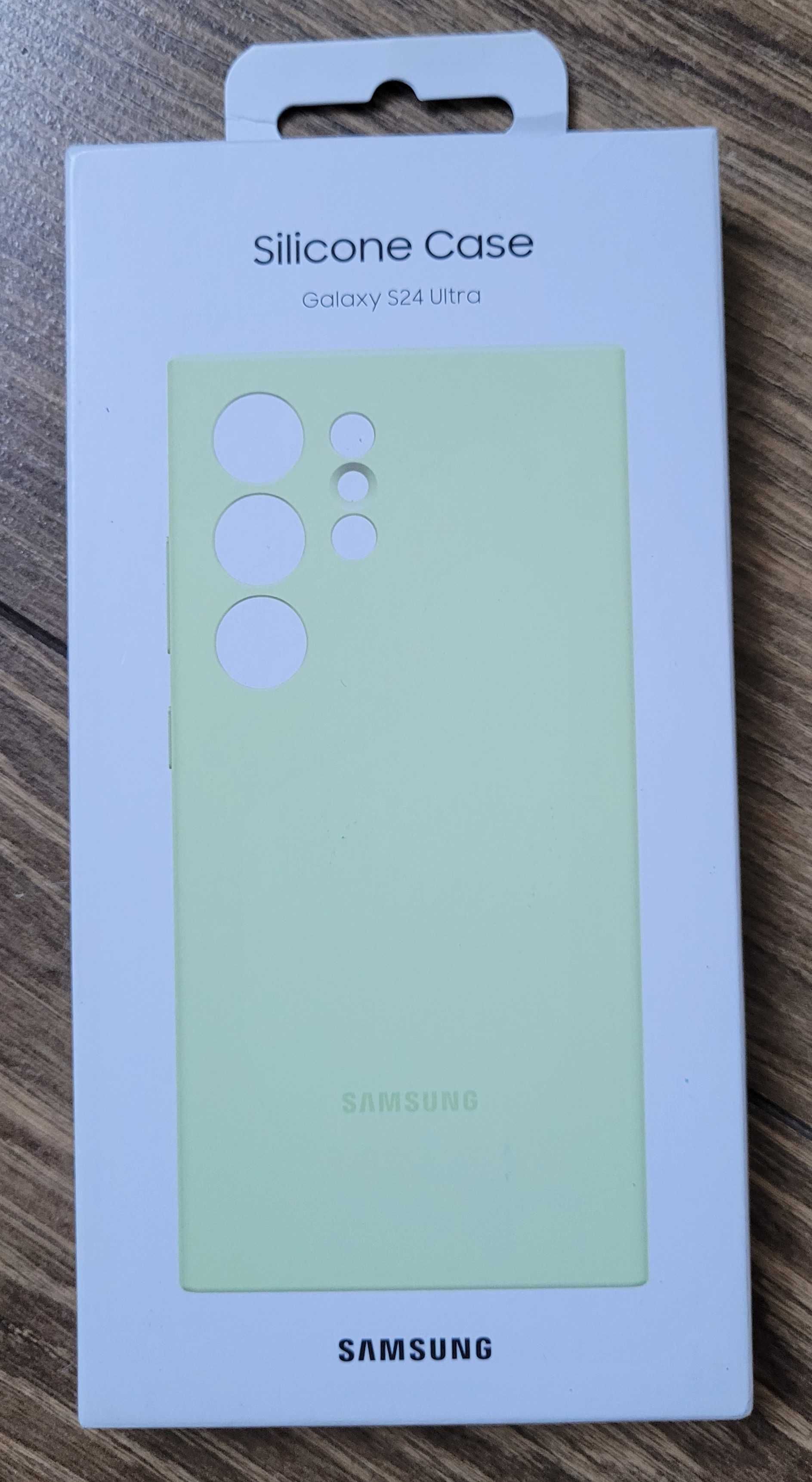 Etui Samsung Silicone Case do Galaxy S24 Ultra limonkowy zielony NOWE