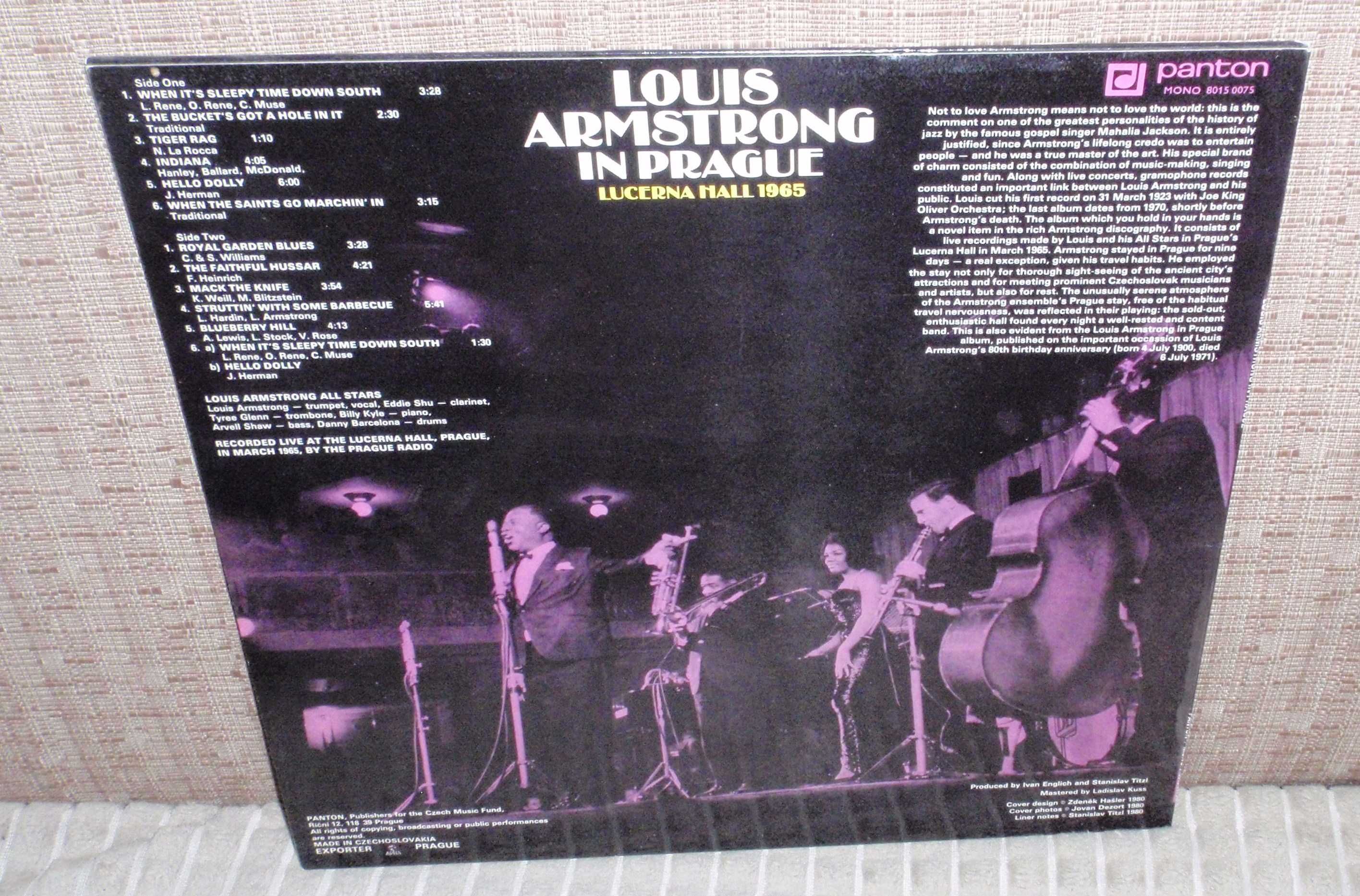 Louis Armstrong In Prague LP / Płyty winylowe /