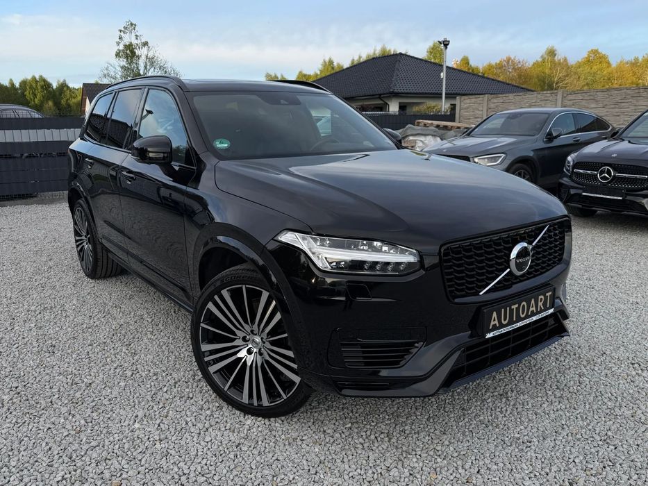 Volvo XC 90 F-VAT 23% Recharge R-Design 455 KM Full 1 Właściciel