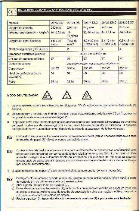 Máquina Destruir Papel DAHLE 20404 DS