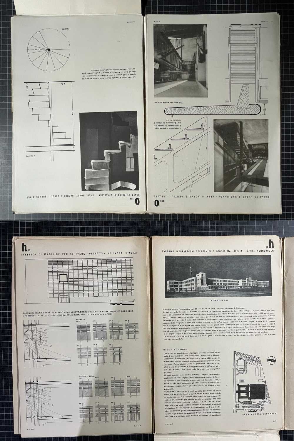 Documenti Architettura - Antonio Vallardi Editore (anos 50)