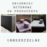 ZBIORNIK betonowy SZAMBO SZAMBA kanał kanały samochodowy PIWNICA eko
