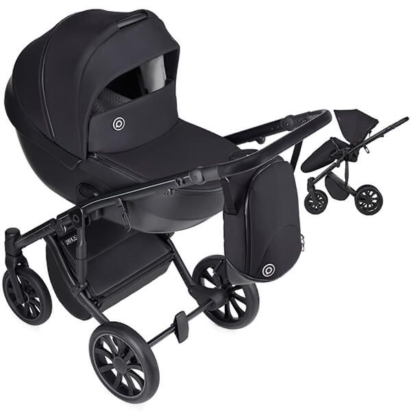 Wozek Anex M-Type kolor Ink, czarny, 2w1, gondola + spacerowka, 2020