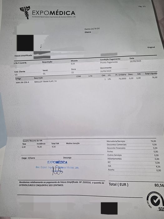 Cinta cirúrgica Mainat