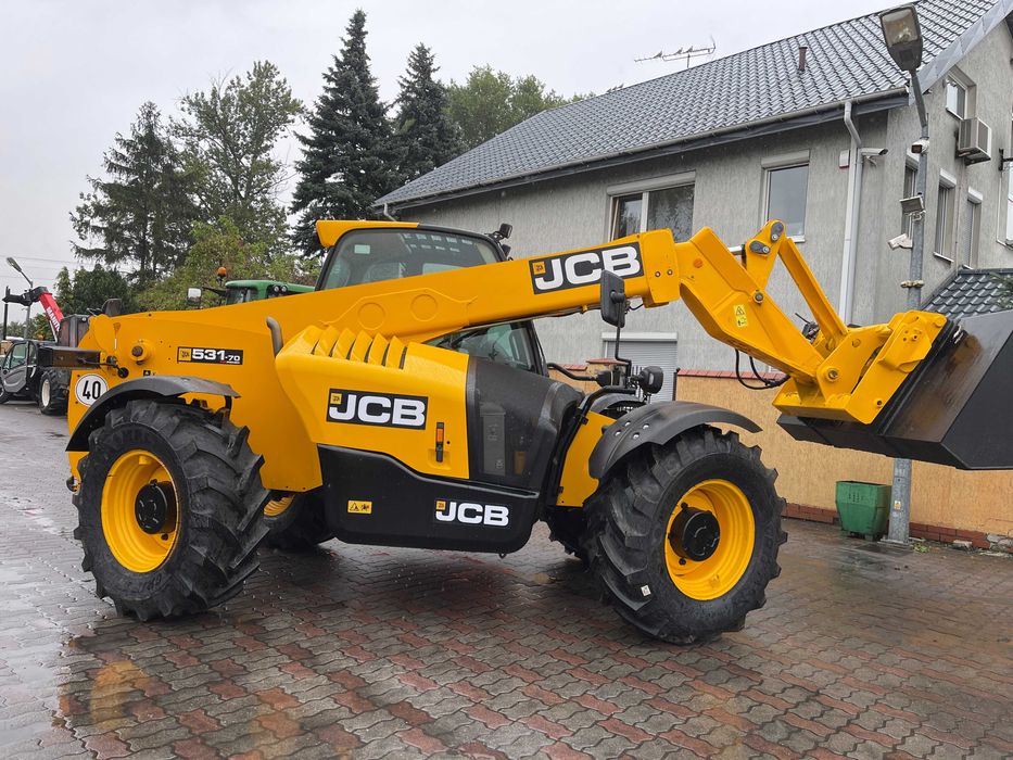 Ładowarka teleskopowa Jcb 531-70 AGRI_2017 ROK_Klima_5600 MTG_Piękna!