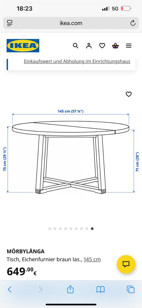 Beautiful ikea table