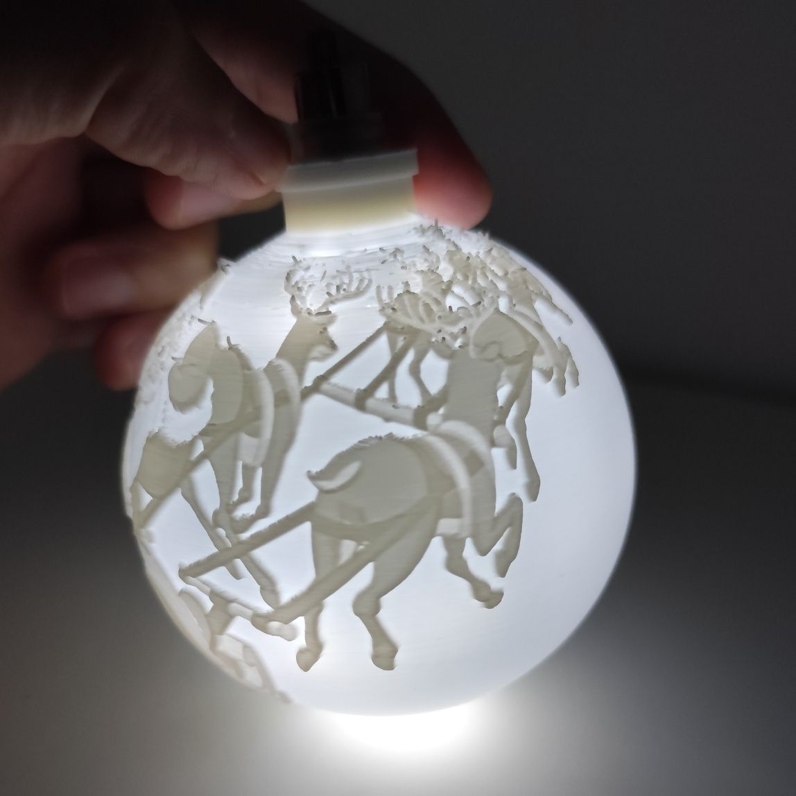 Bola Natal com luz led incluída