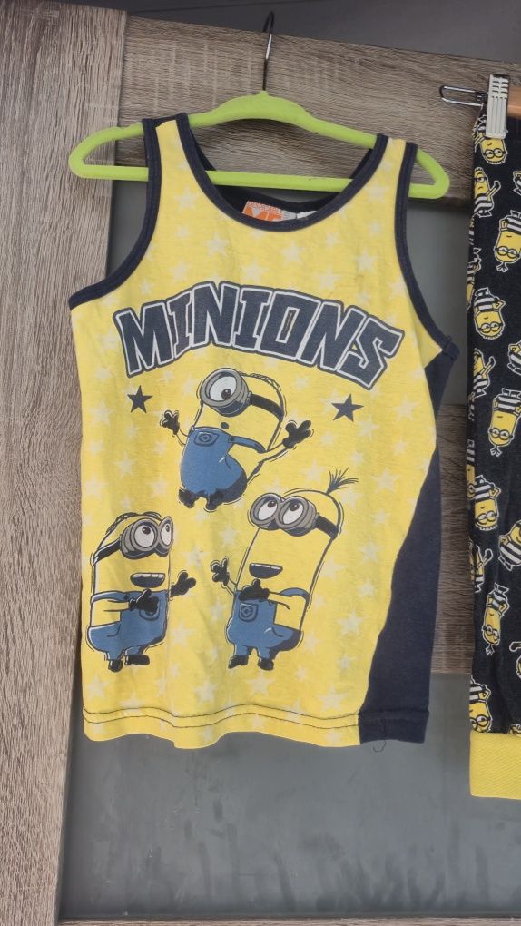Piżama dla chłopca letnia Minionki r. 110/116