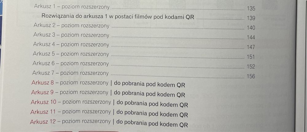 Nowa Era Teraz matura Matematyka Arkusze maturalne Poziom rozszerzony