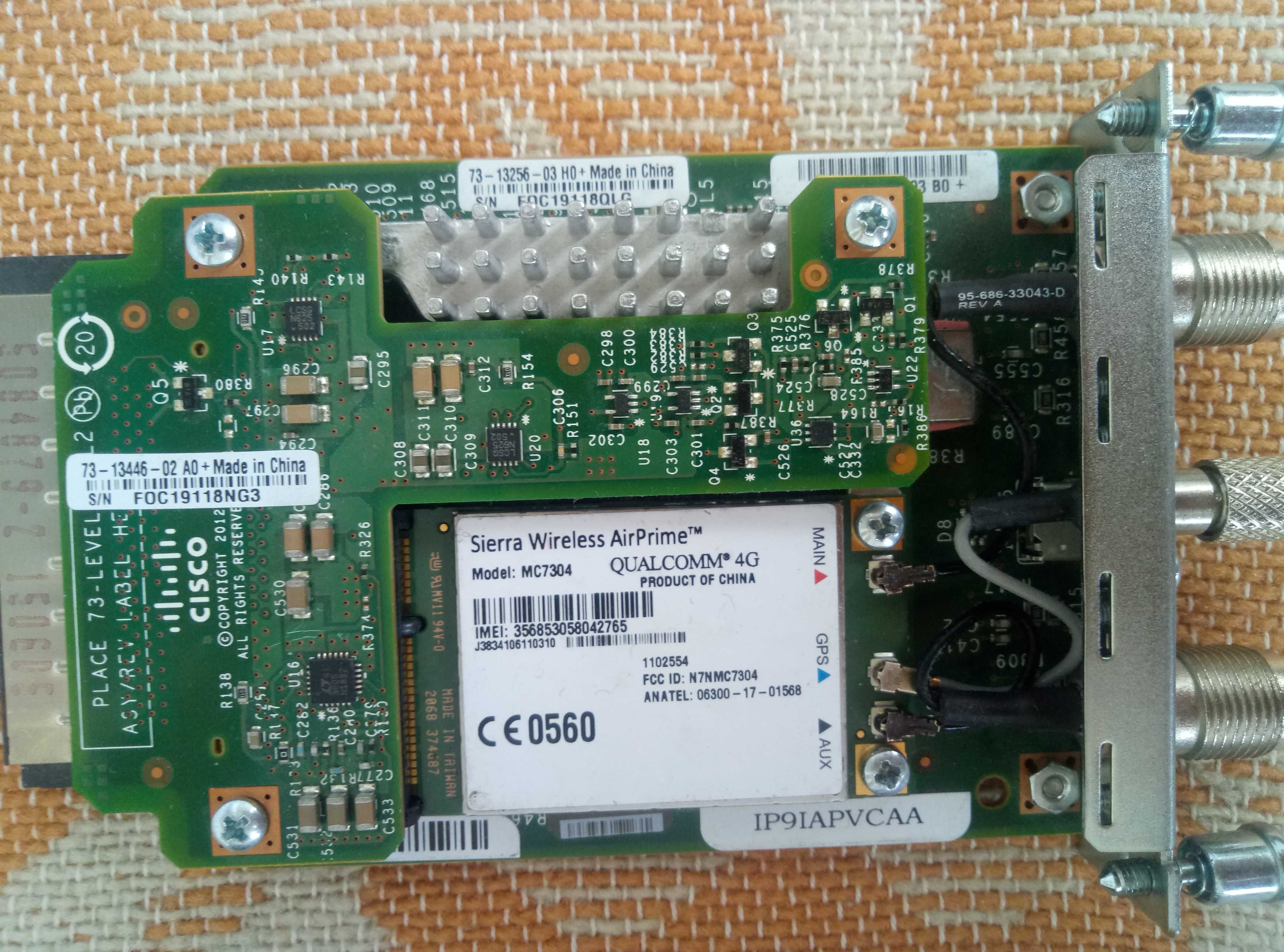 Маршрутизатор Cisco 1921/K9 V03 модули EHWIC-4ESG EHWIC-4G-LTE