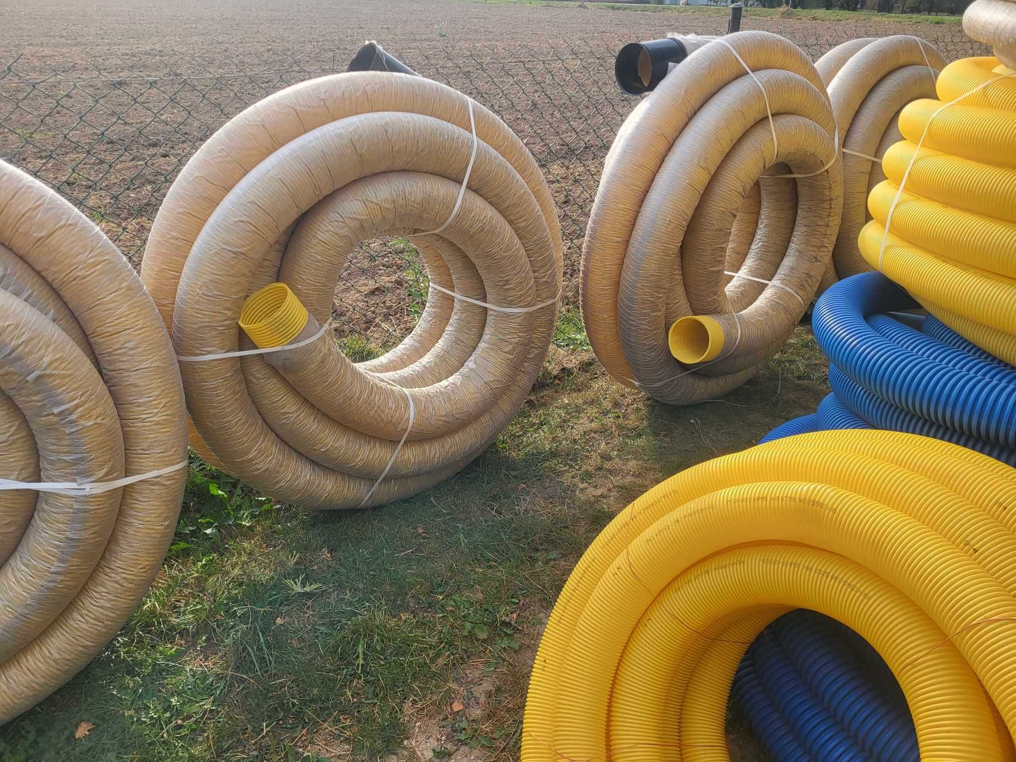 Rura drenarska fi 160 PEŁNA, CIĘTA NA METRY różne średnice