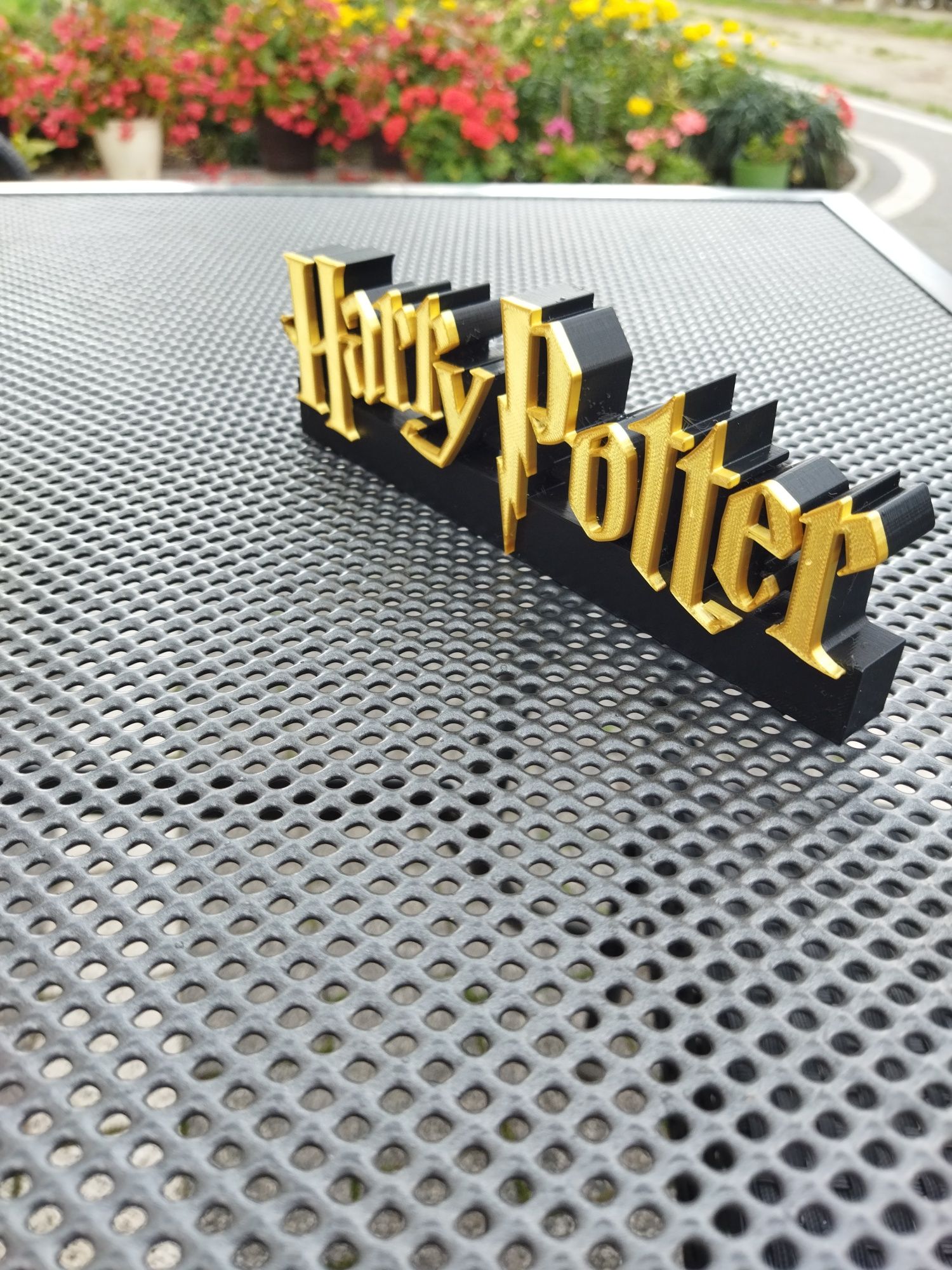 Harry Potter - ozdobne logo do kolekcji figurek & gadżetów prezent